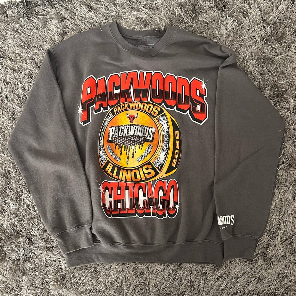 Chicago Bulls/ Packwoods Graphic Men's Sweater size medium